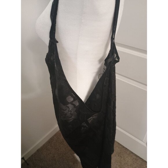 Just My Size Black Lace Gown with Robe Size: 3XL - Picture 5 of 13